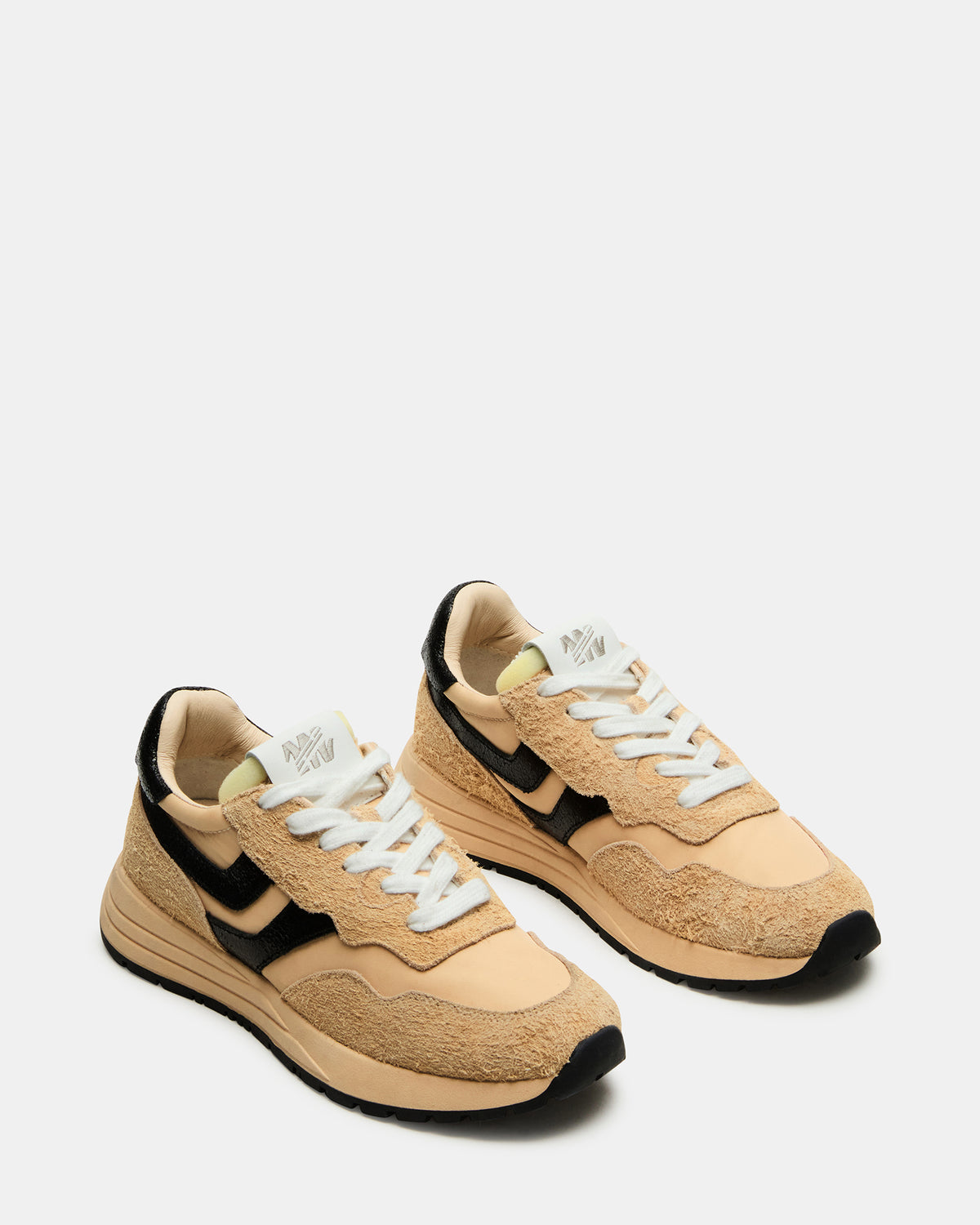 BURST Tan/Multi Women's Low-Top Lace-Up Sneaker
