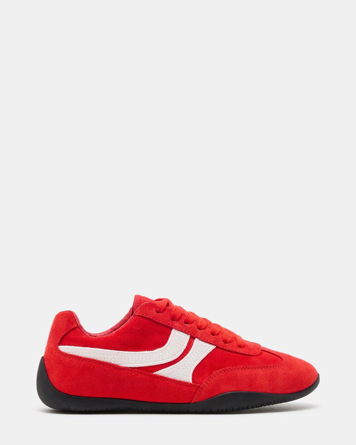 DOBSON Red Women's Low-Top Lace-Up Sneaker