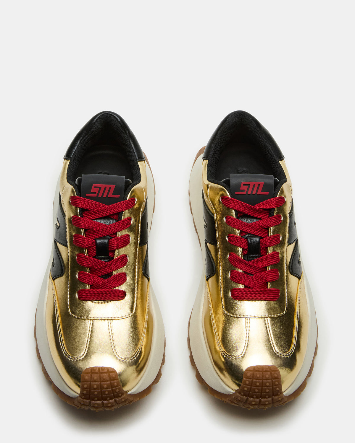 SUPERCAMPO Gold Multi Women's Platform Low-Top Sneaker