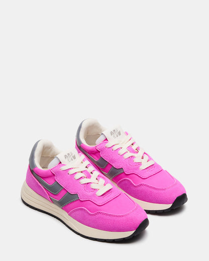 BURST Pink Multi Women's Low-Top Lace-Up Sneaker