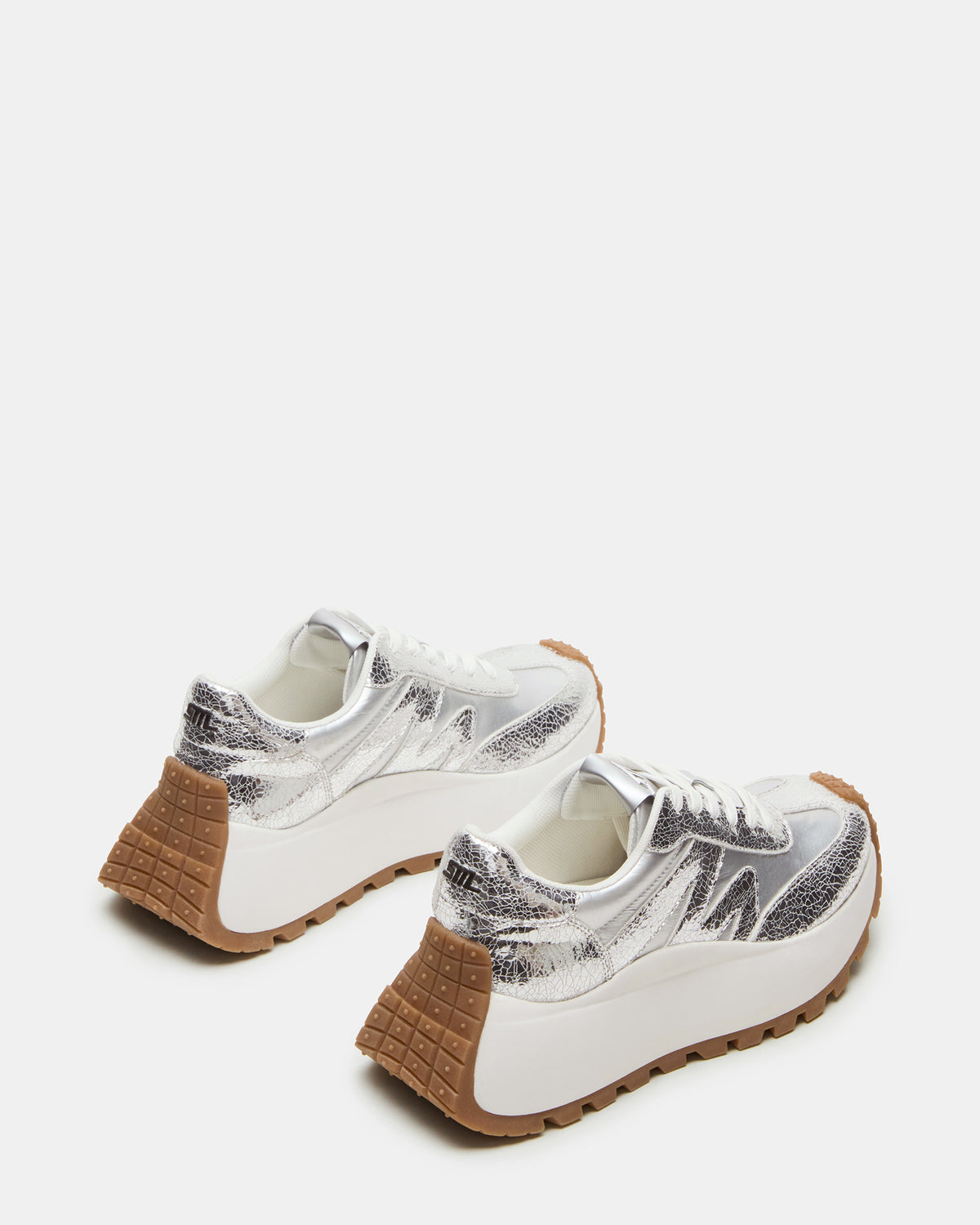 SUPERCAMPO Silver Multi Women's Platform Low-Top Sneaker