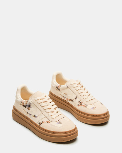 DODGE Floral Multi Low-Top Platform Women's Sneaker