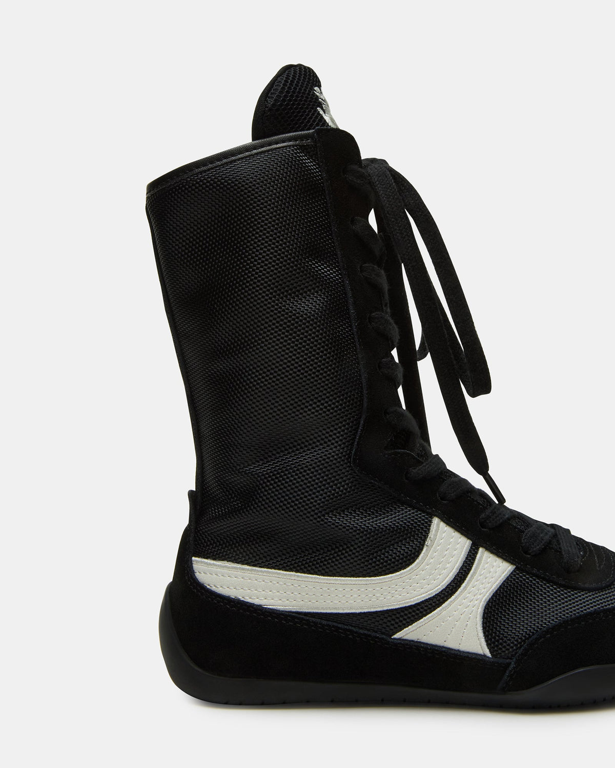 PAXTIN Black Multi Women's High-Top Lace-Up Sneaker