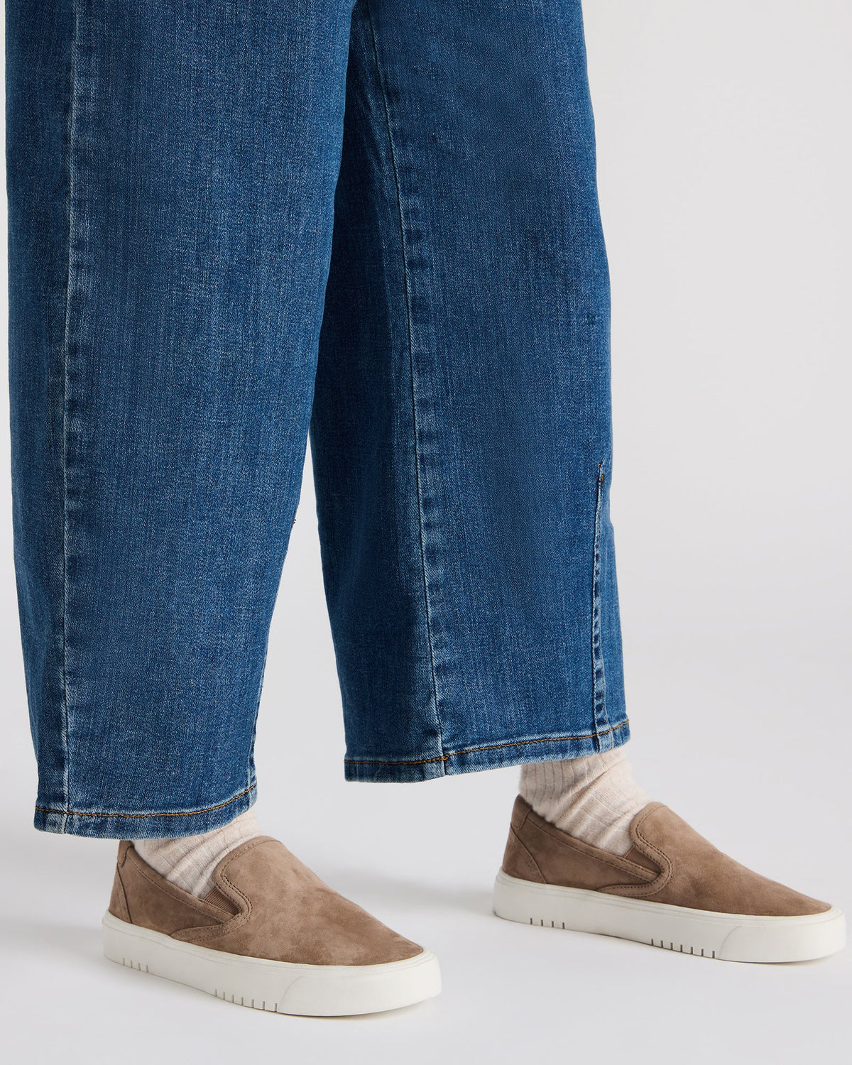 MURPHY Taupe Suede Low-Top Sneaker | Women's Sneakers