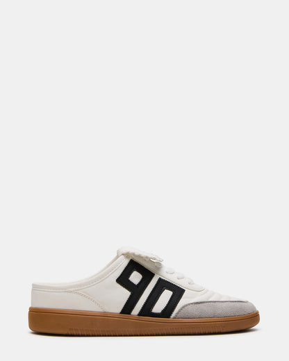 NOSTALGIC White Multi Women's Low-Top Slip-On Mule Sneaker