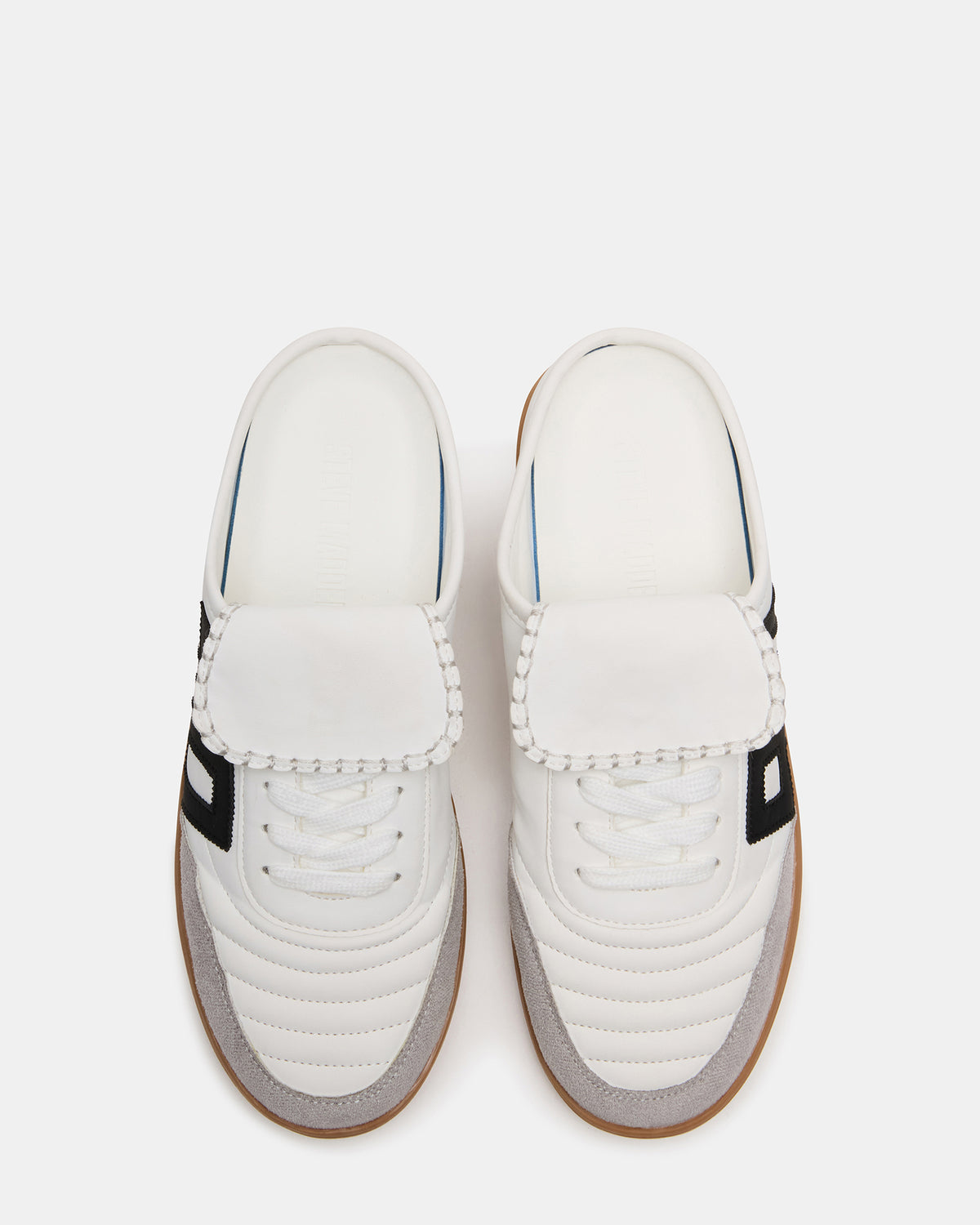 NOSTALGIC White Multi Women's Low-Top Slip-On Mule Sneaker