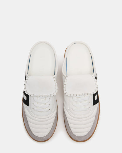 NOSTALGIC White Multi Women's Low-Top Slip-On Mule Sneaker