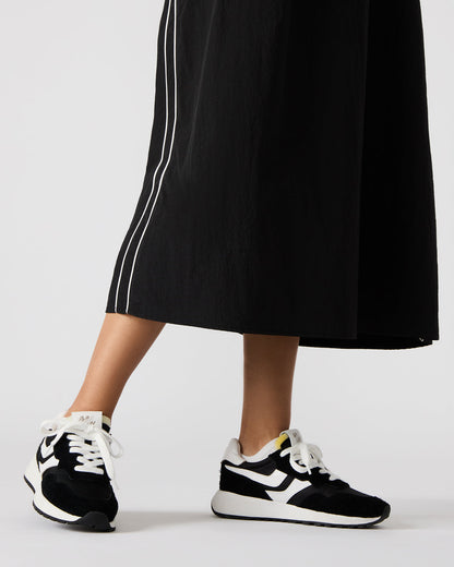 BURST Black Multi Women's Low-Top Lace-Up Sneaker