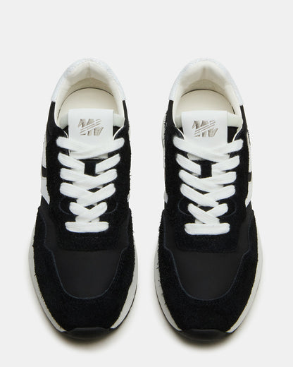 BURST Black Multi Women's Low-Top Lace-Up Sneaker
