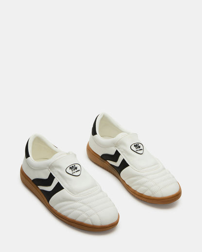 BOLT Black/White Low-Top Sneaker | Women's Sneakers