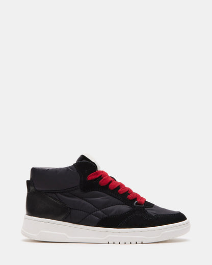 EVERETT Black Multi High-Top Lace-Up Sneaker | Women's Sneakers