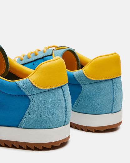 MIRAGE Blue/Yellow Low-Top Sneaker | Women's Sneakers