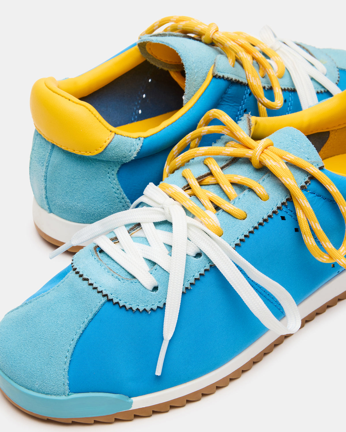 MIRAGE Blue/Yellow Low-Top Sneaker | Women's Sneakers