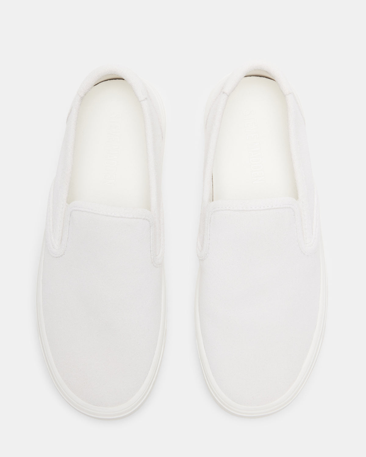 MURPHY White Suede Women's Low-Top Sneaker