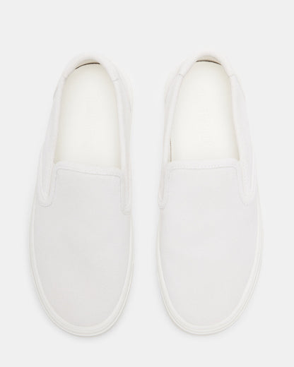 MURPHY White Suede Women's Low-Top Sneaker