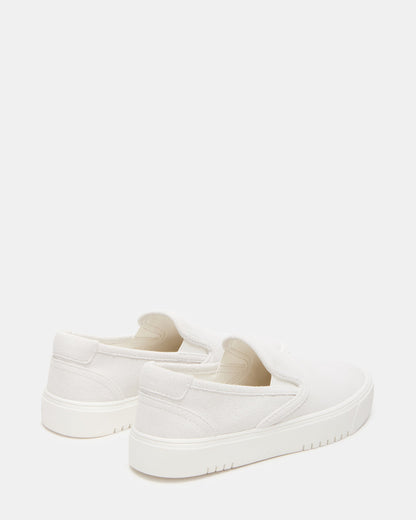 MURPHY White Suede Women's Low-Top Sneaker