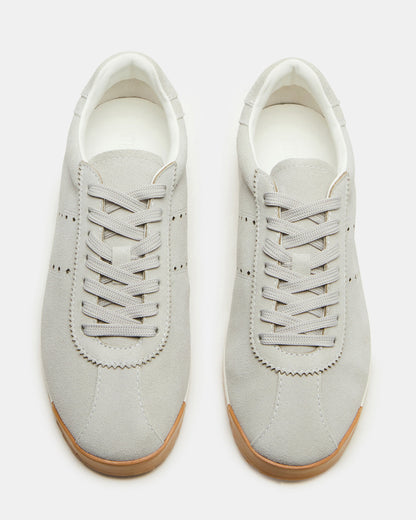 MIRAGE Grey Suede Low-Top Sneaker | Women's Sneakers