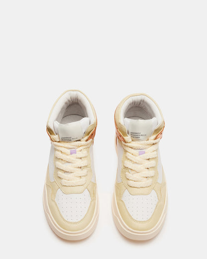 MARKED Yellow Multi High-Top Lace-Up Sneaker | Women's Sneakers