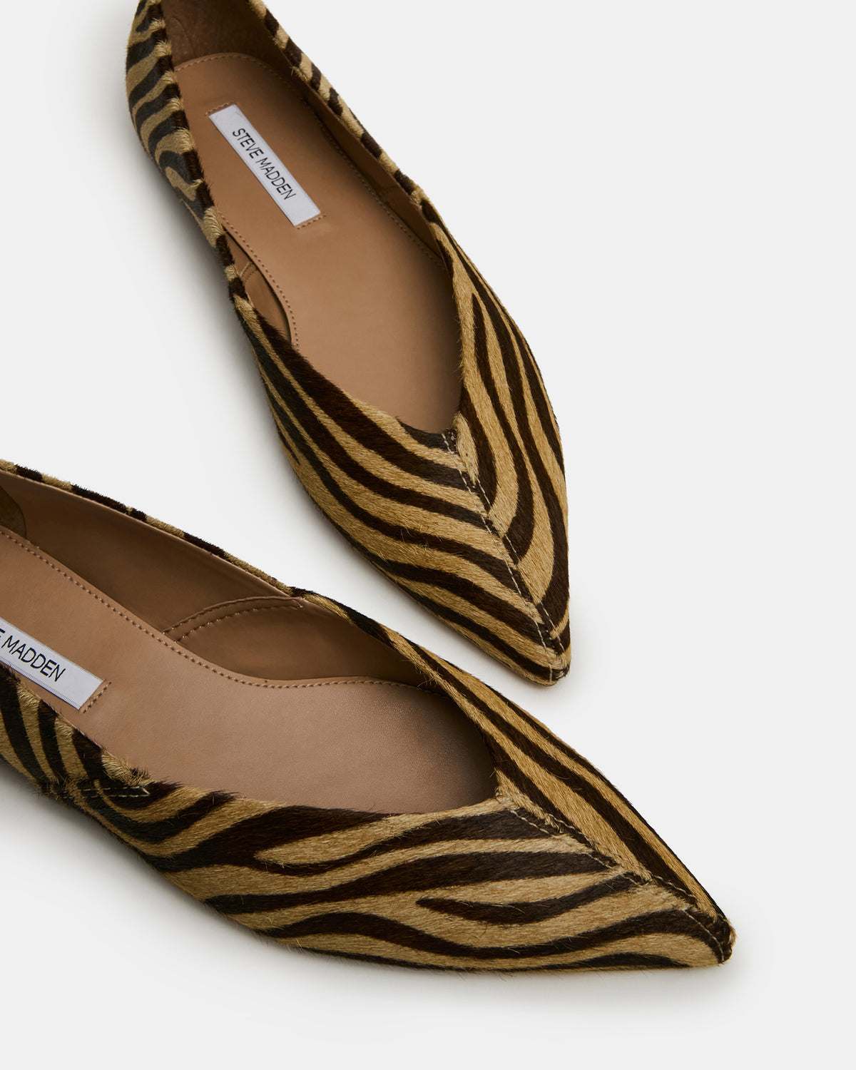 TOVI Tiger Pointed-Toe Ballet Women's Flat