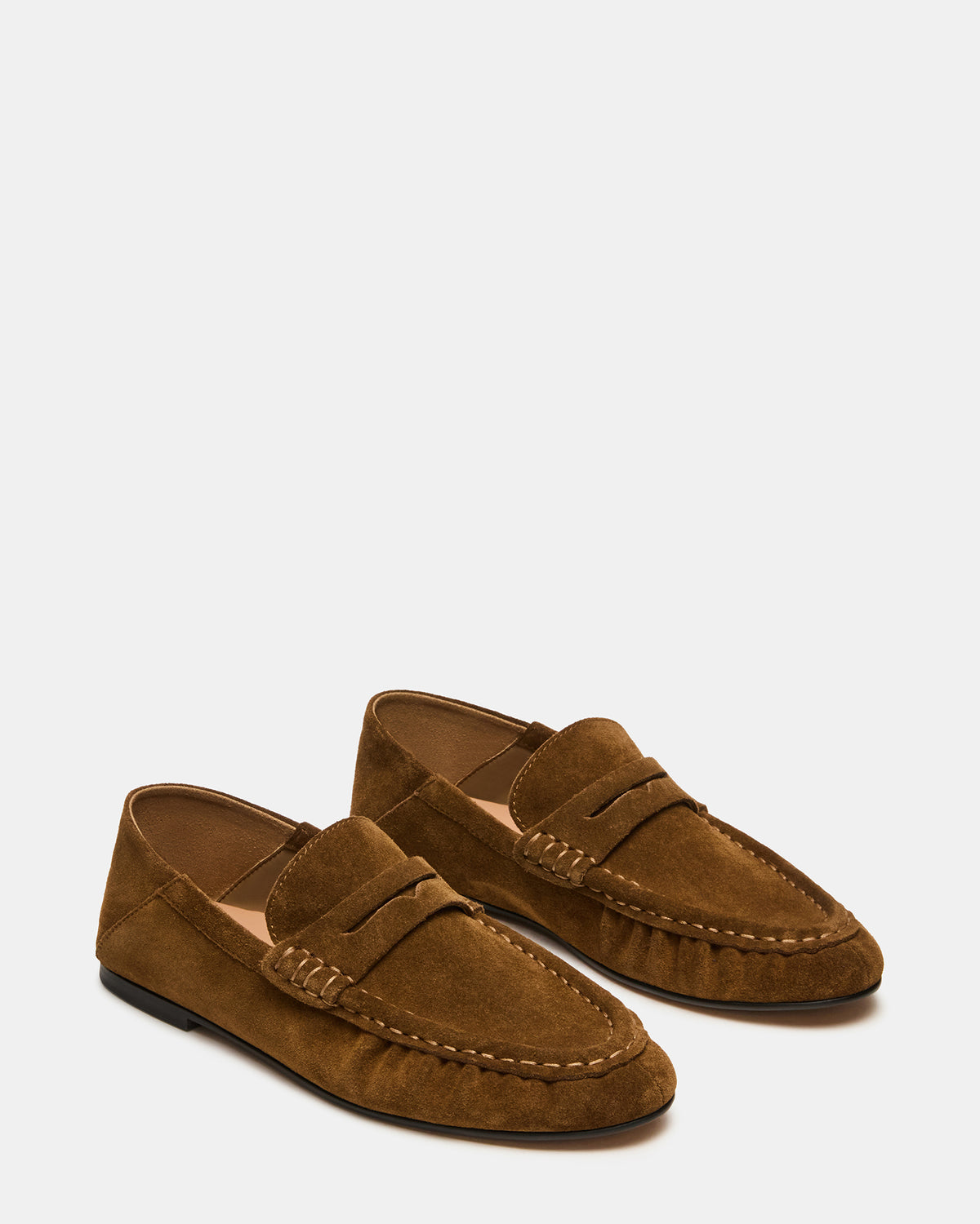 ROGER Taupe Suede Slip-On Women's Loafer