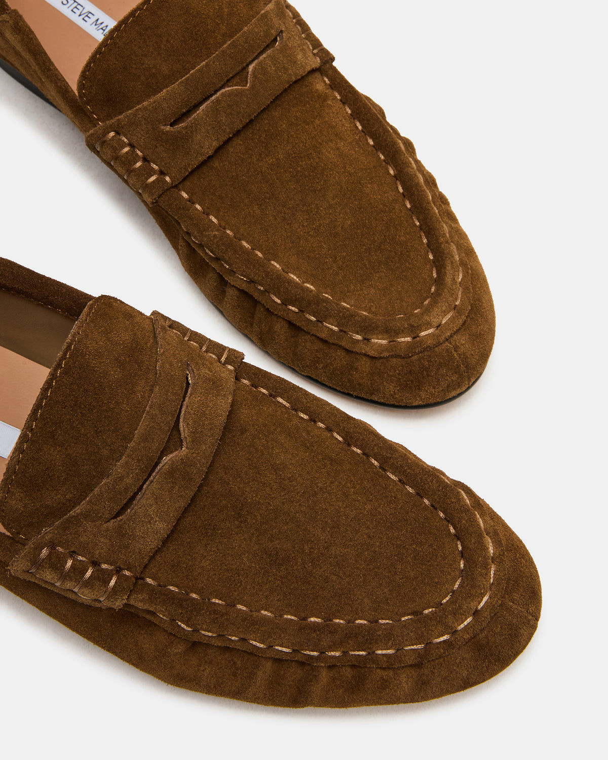 ROGER Taupe Suede Slip-On Women's Loafer