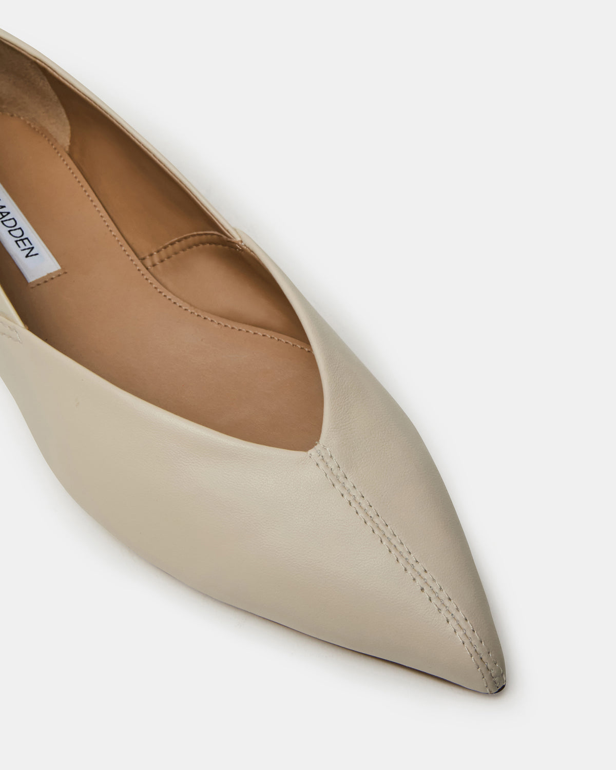TOVI Bone Leather Pointed-Toe Ballet Women's Flat