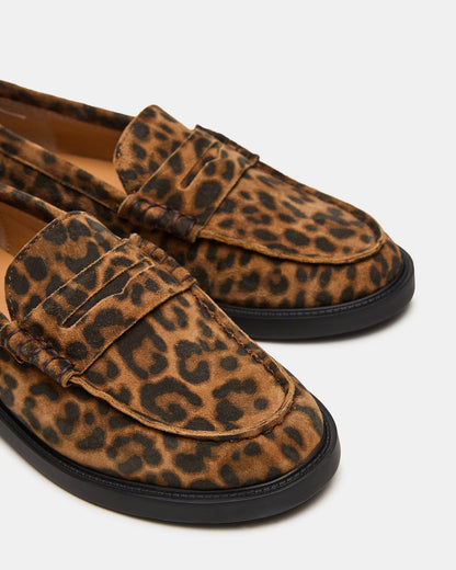 MADISON Leopard Suede Women's Penny Loafer