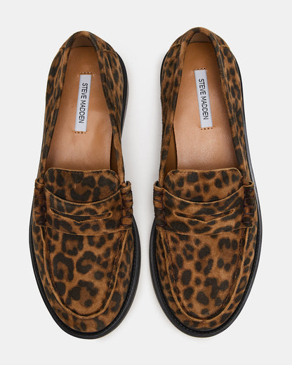MADISON Leopard Suede Women's Penny Loafer