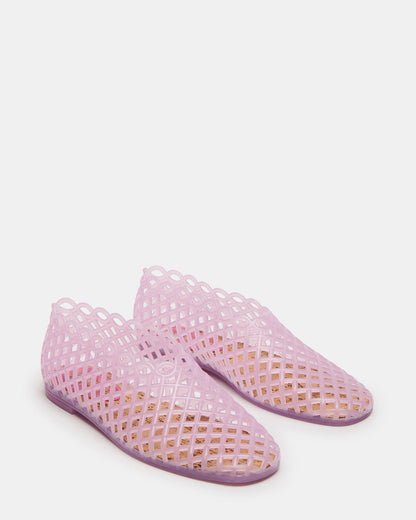 GROVE Pink Square-Toe Jelly Women's Flat