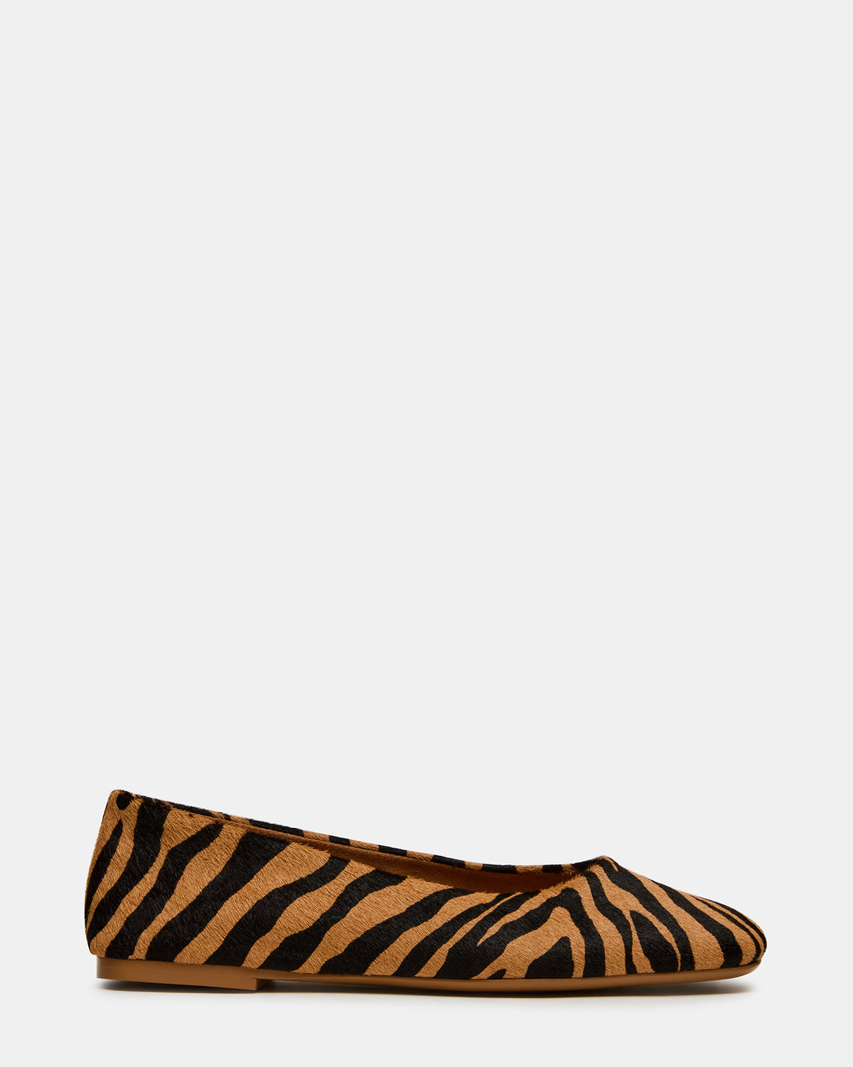 NURTURE Zebra Square-Toe Ballet Women's Flat