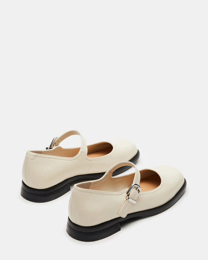 DELANCY Bone Leather Women's Mary Jane Flats