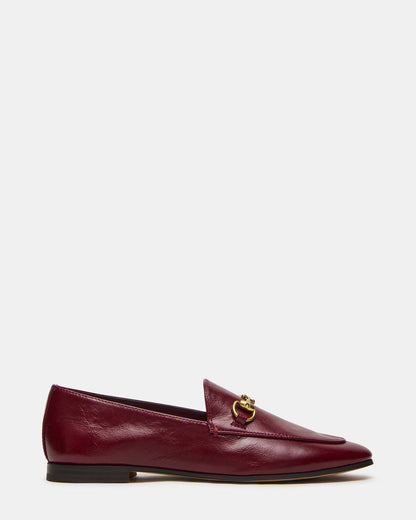 GRAFTON Wine Leather Women's Loafer