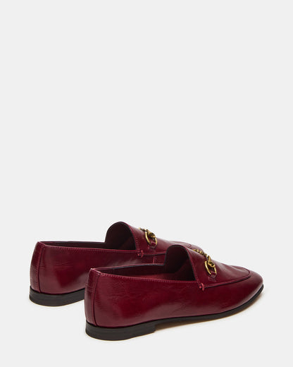 GRAFTON Wine Leather Women's Loafer