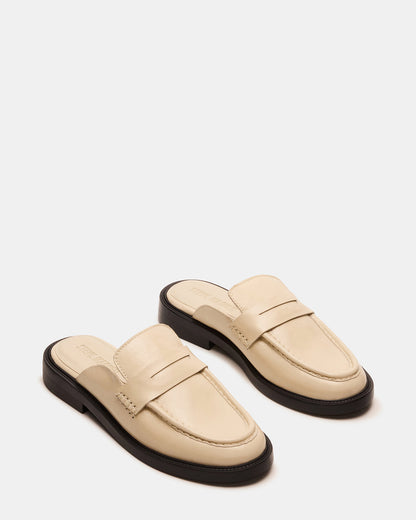 MULBERRY Bone Leather Women's Slip-On Mule Flat