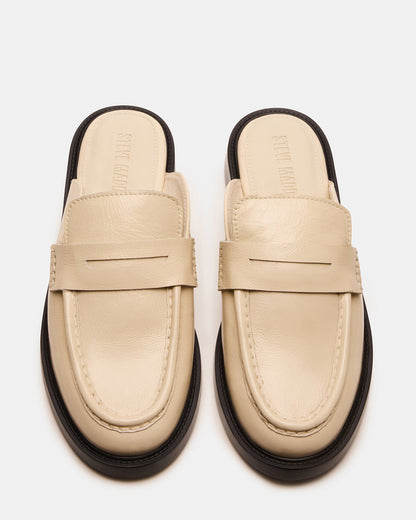 MULBERRY Bone Leather Women's Slip-On Mule Flat
