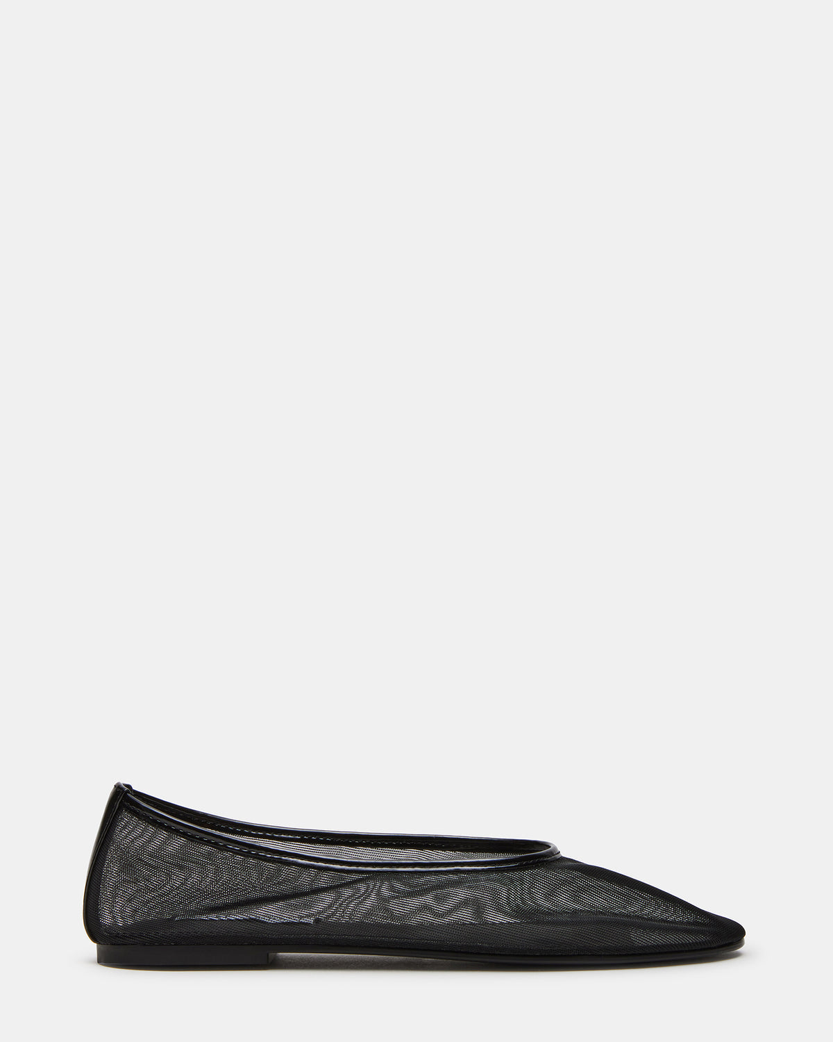 MEADOW Black Mesh Women's Ballet Flats