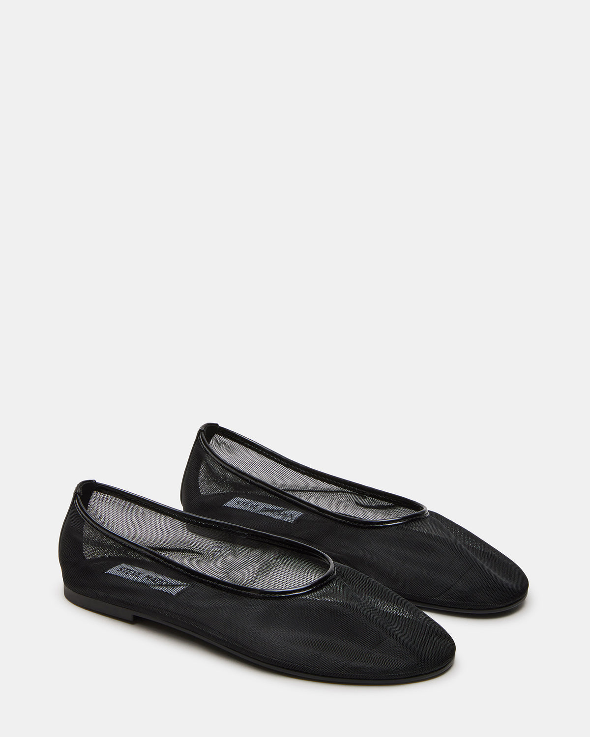 MEADOW Black Mesh Women's Ballet Flats