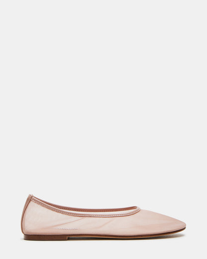 MEADOW Blush Mesh Women's Ballet Flats