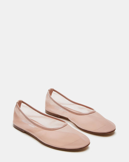 MEADOW Blush Mesh Women's Ballet Flats