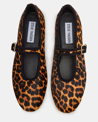 DREAMING Leopard Women's Mary Jane Flats
