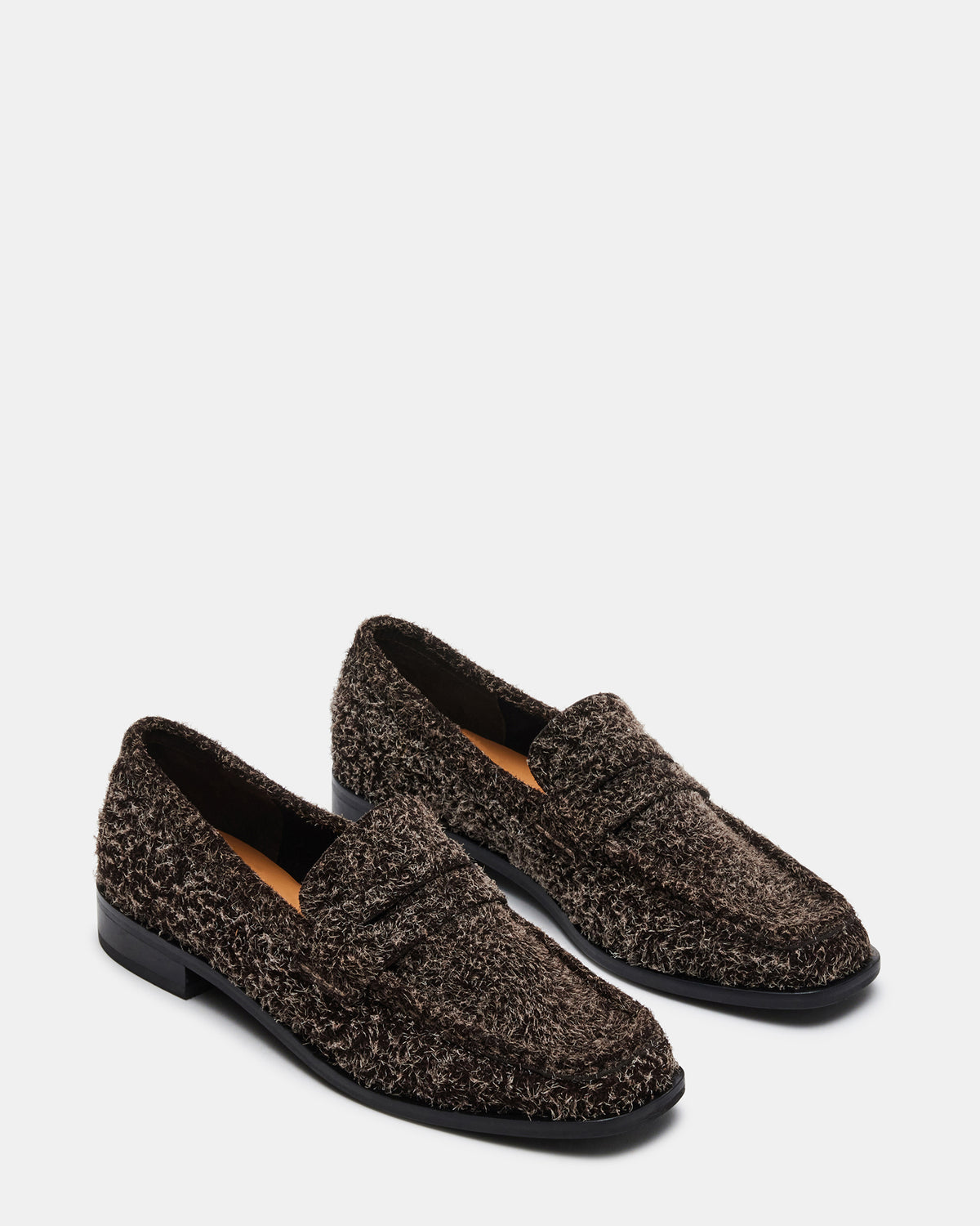 PARLOUR Brown Suede Square Toe Loafer | Women's Loafers