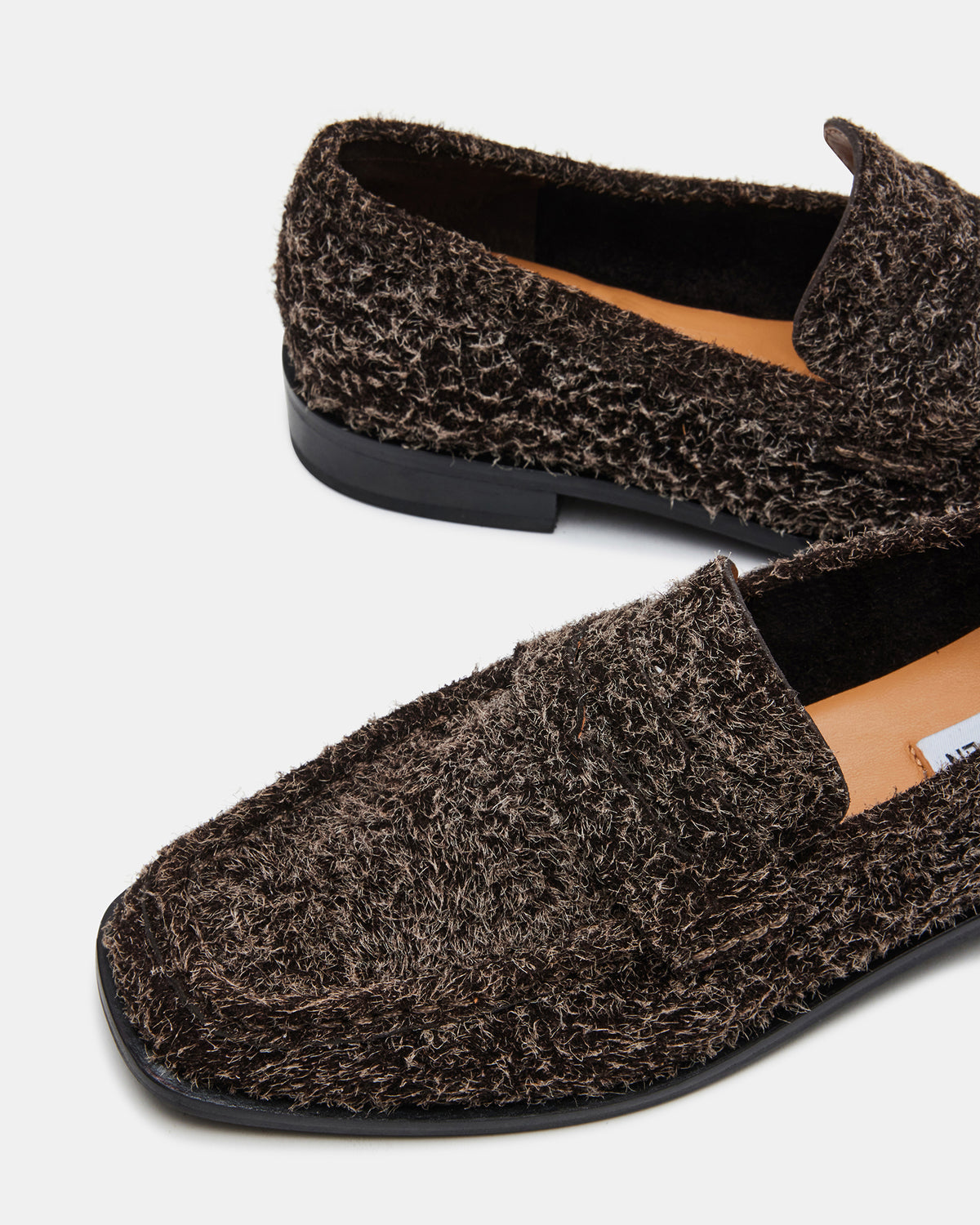 PARLOUR Brown Suede Square Toe Loafer | Women's Loafers