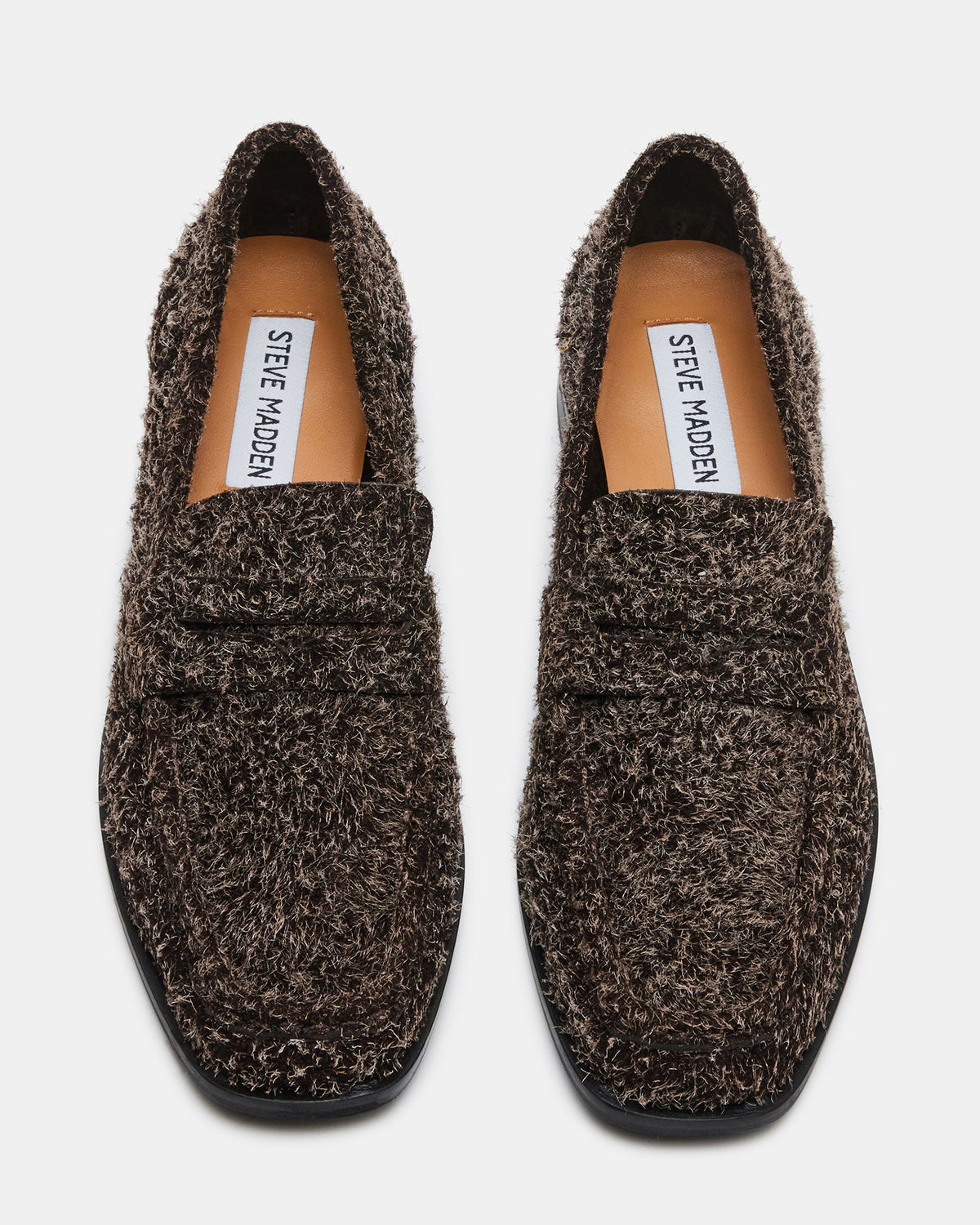 PARLOUR Brown Suede Square Toe Loafer | Women's Loafers
