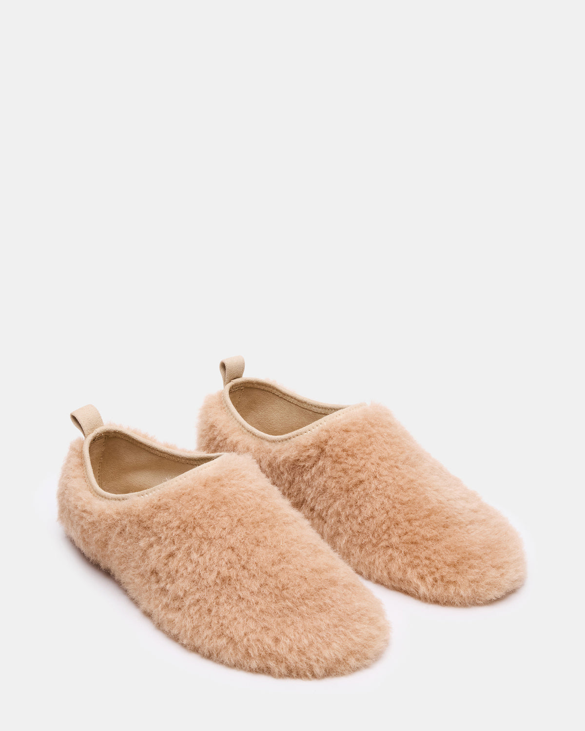 MINO Faux Fur Tan Women's Flat