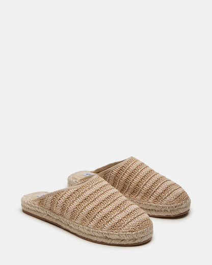 GILLIGAN Raffia Espadrille Mule Flat | Women's Flats