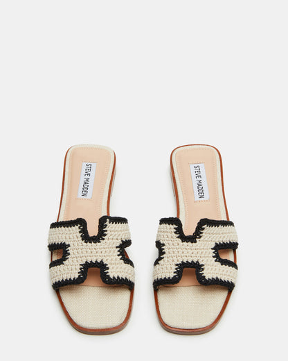 HADYN Cream Multi Sandal | Women's Designer Sandals
