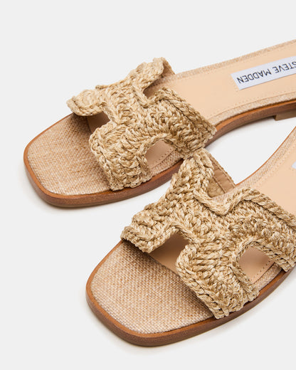 HADYN Crochet Raffia Women's Designer Sandal