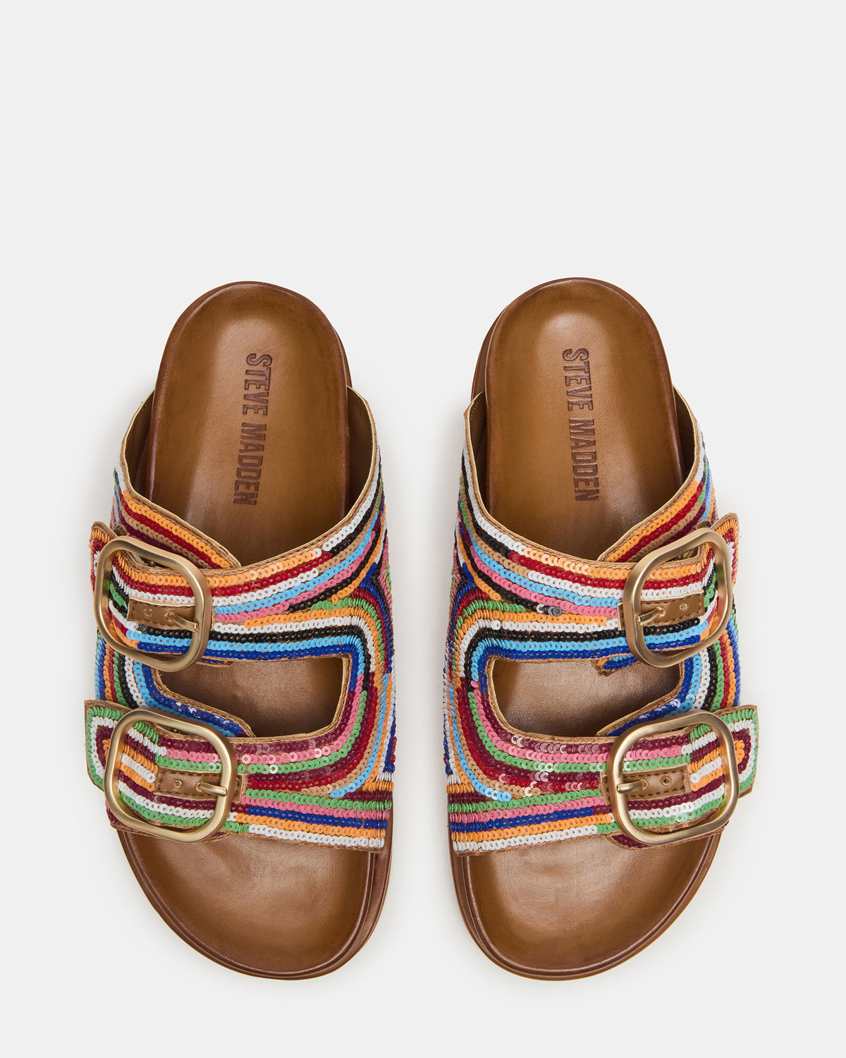 TOURIST Multi Color Footbed Slide Women's Sandal
