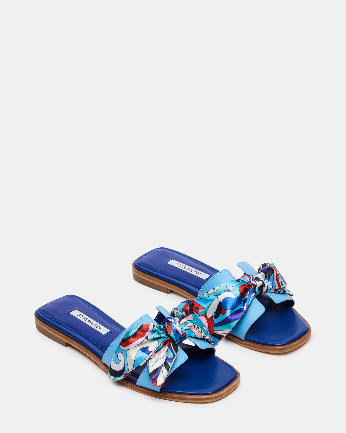 HADYN Blue Scarf Women's Designer Sandal