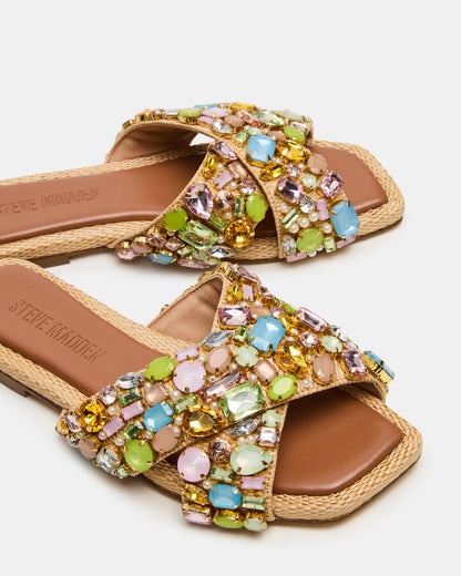 LEVITY Multi Square-Toe Slide Women's Sandal